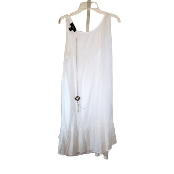 AGB Dresses NEW NWT White Shift Medium Necklace Included $68 - Picture 1 of 3